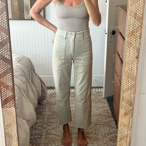 Just Black High Rise Utility jeans light green size 26